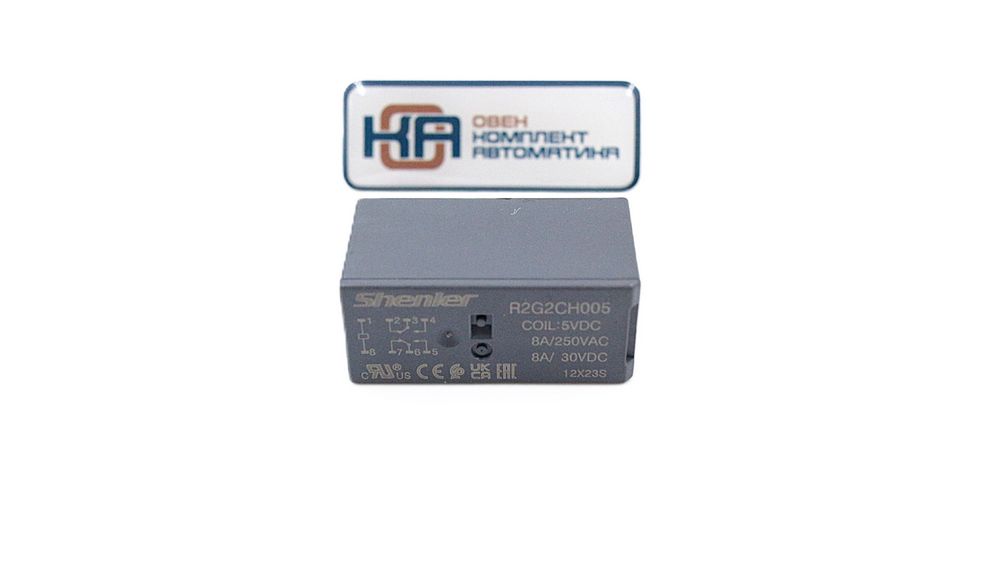 Силовое реле Shenler R2G2CH005 2CO 8A 5VDC